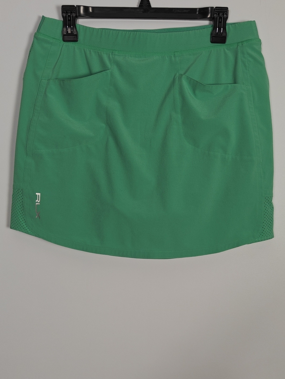 ATHLETA, RALPH LAUREN RLX Athletic Skort Duo in Green and Light Gray Size Med - Picture 2 of 16